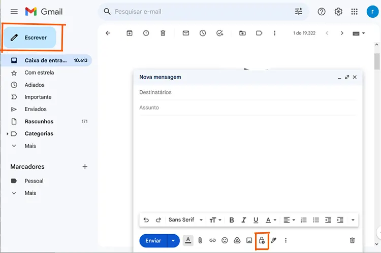 PASSO 1: Abrir E-mail