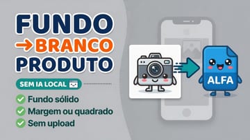 Fundo branco produto online